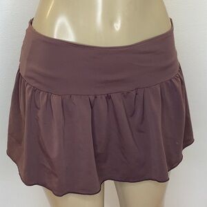 Banish Size XL Brown Spandex Ruffle Mini Skirt. New With Tags.